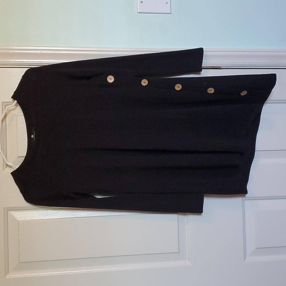 White Plum Black Sweater